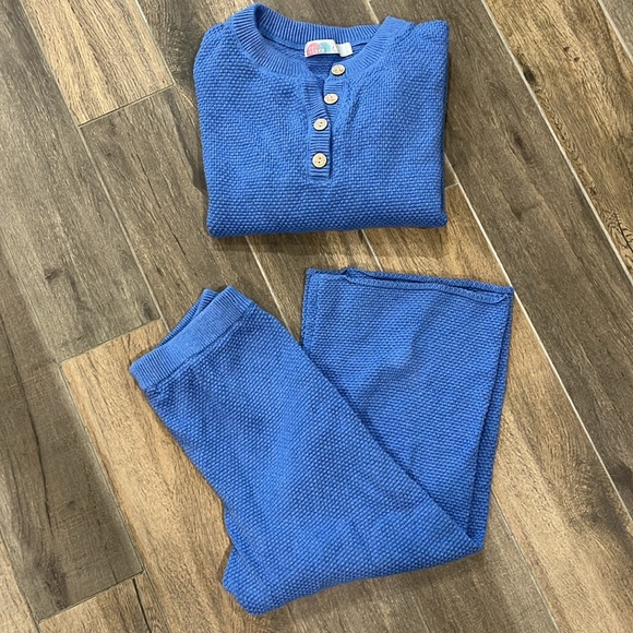 Free People Blue Knit Set - Picture 3 of 8